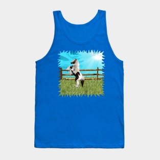 The Vanner Horse On a Heavenly Field of Daisies Tank Top